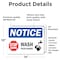 Signmission Safety Culture Sign, 14 in Width, Vinyl Decal, Rectangle OS-2PACK-NS-D-1014-25563 - alternate 2